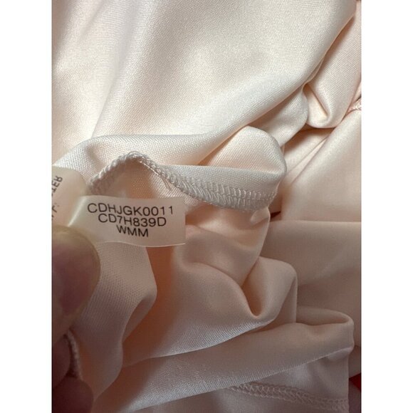 CALVIN KLEIN Sleeveless Trapeze Swing Flare Pink Red Lined Dress Size 8 - Picture 9 of 10